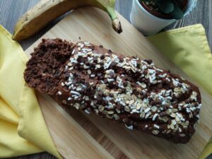 Banana bread cioccolato e avena – vegan