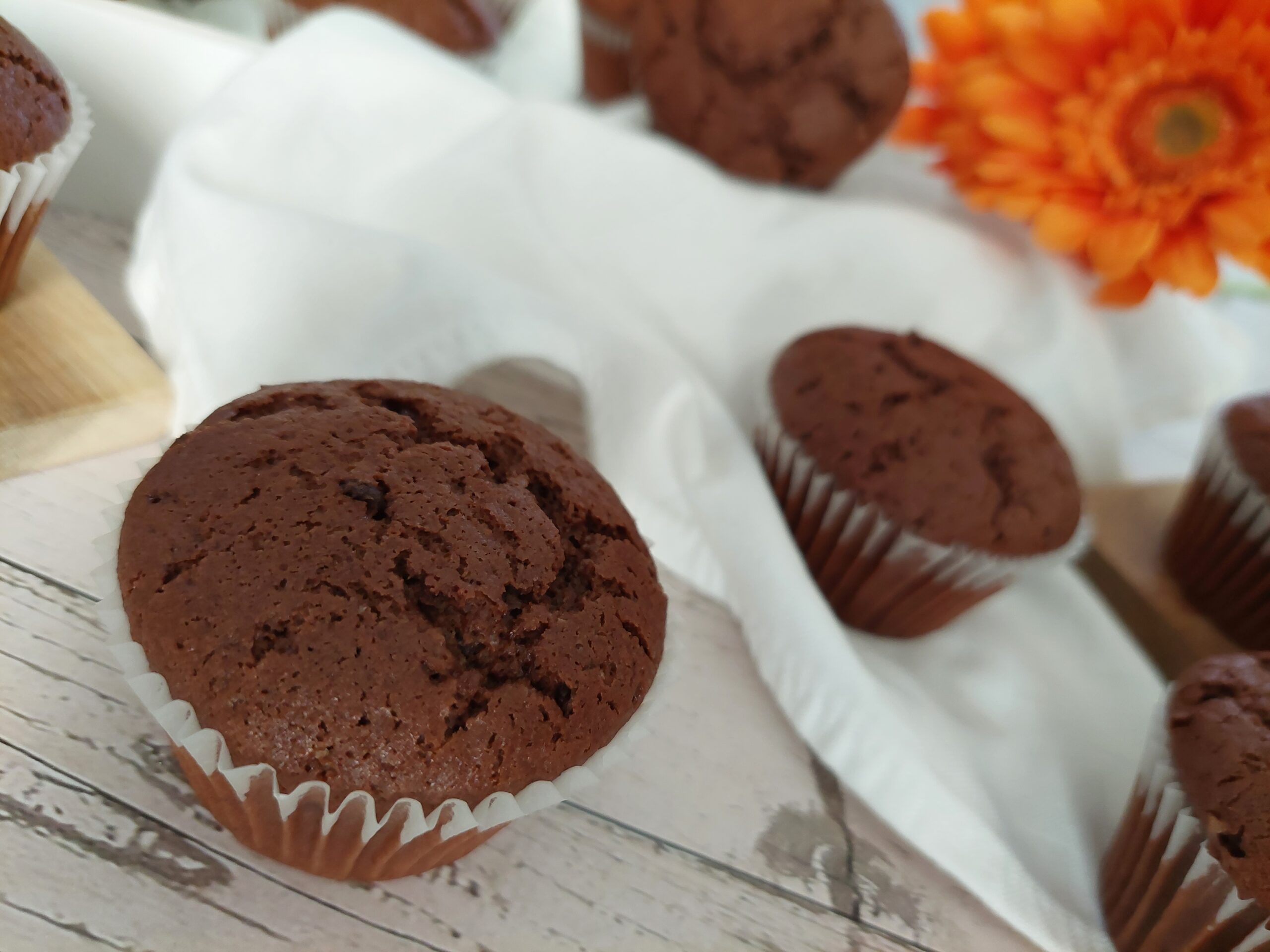 Muffin arancia e cioccolato