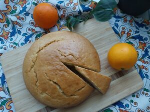 Torta all’acqua e arancia