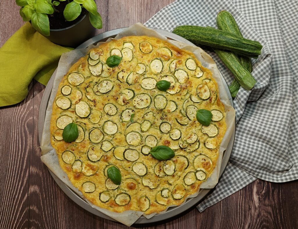 Farinata con zucchine