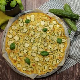 Farinata con zucchine