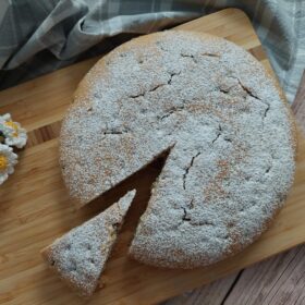 Torta all’acqua e gocce di cioccolato