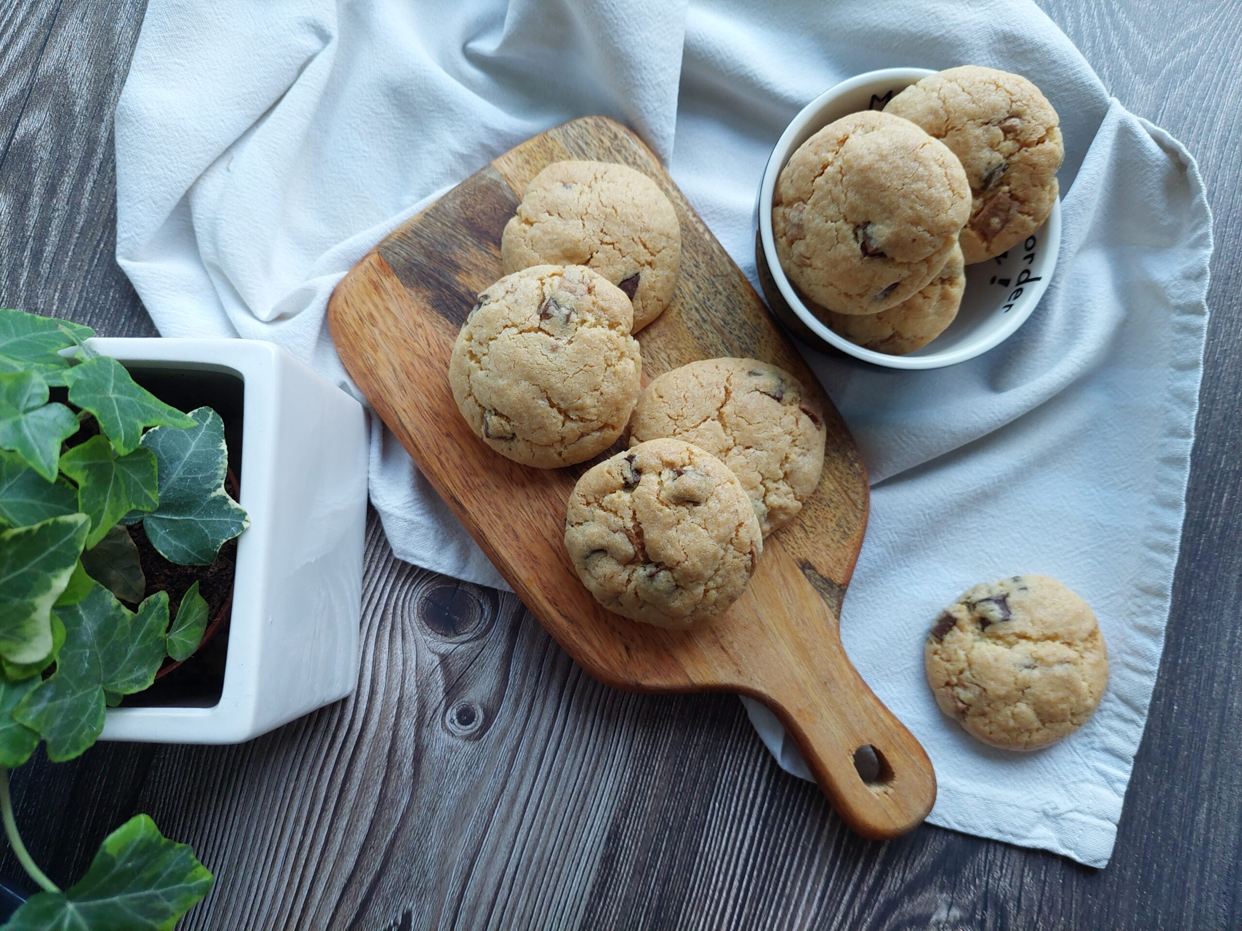 Cookies ai tre cioccolati