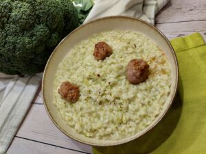 Risotto broccolo e salsiccia