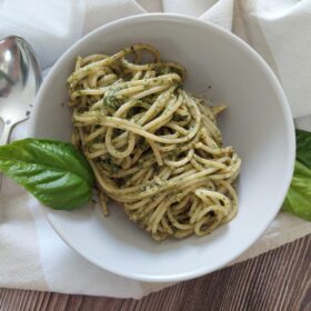 Pasta al pesto di basilico