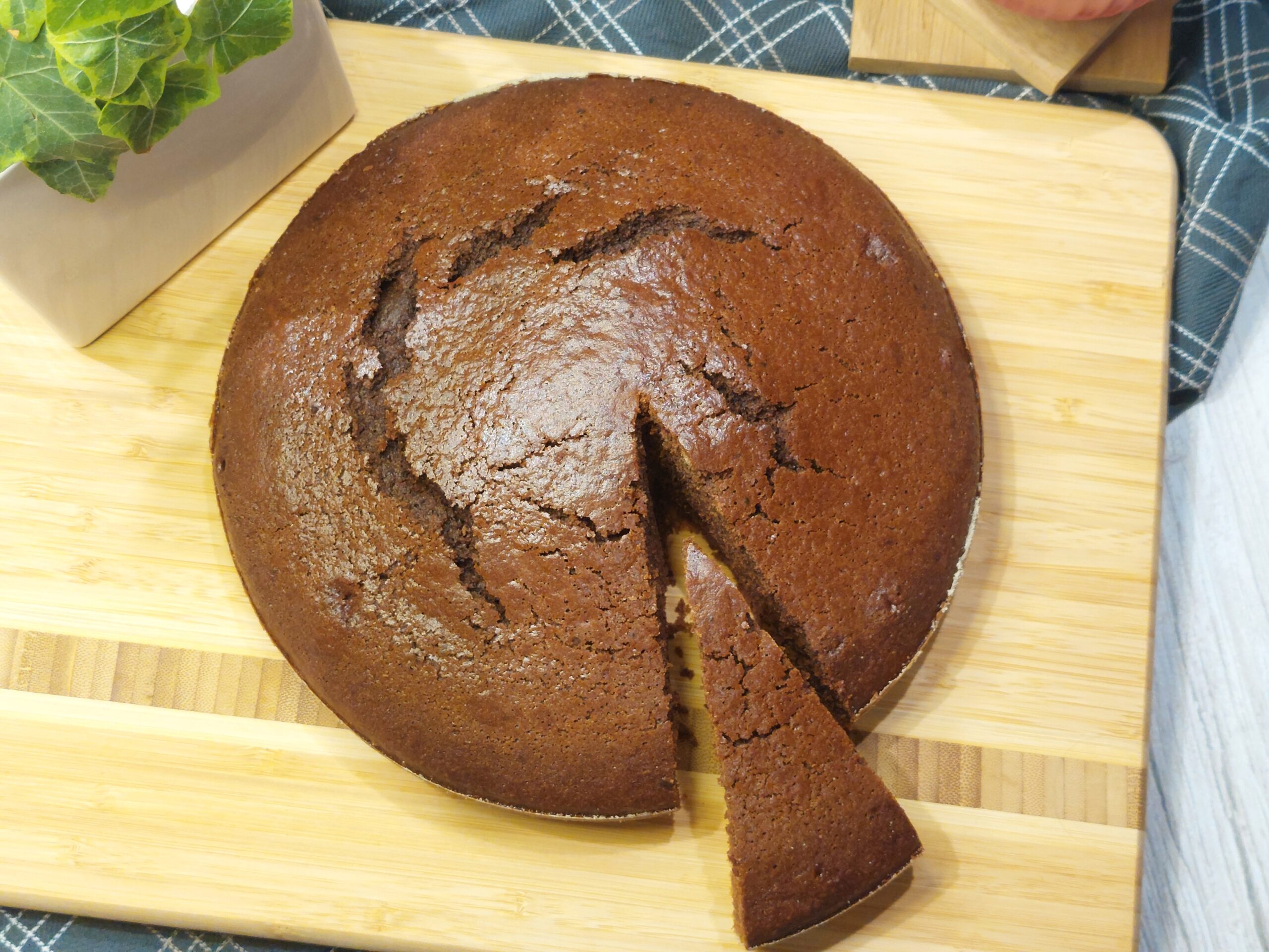 Torta al latte caldo al cacao