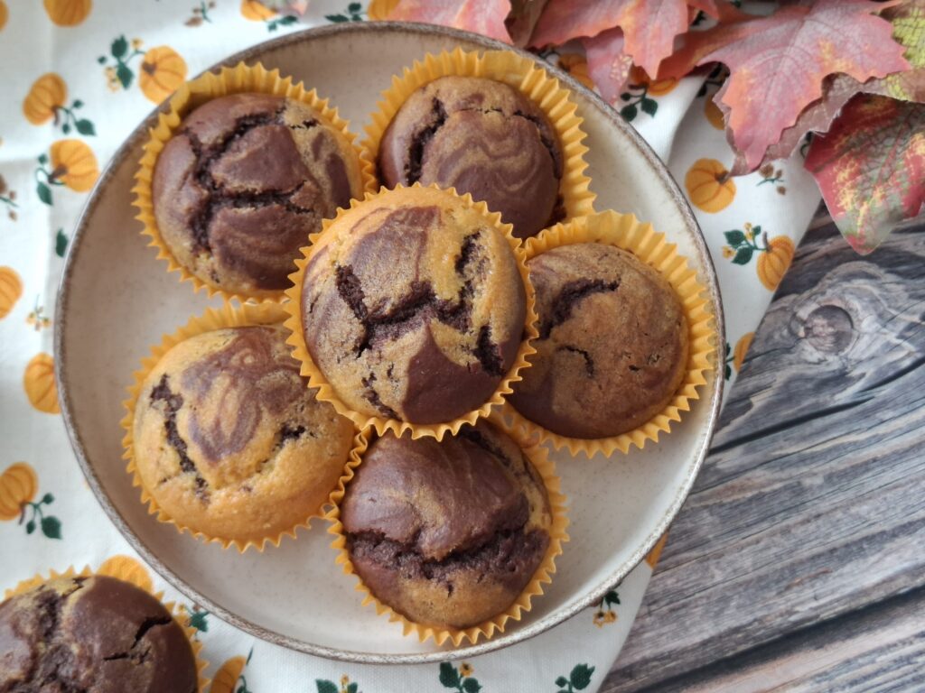 Muffin zucca e cacao – vegani