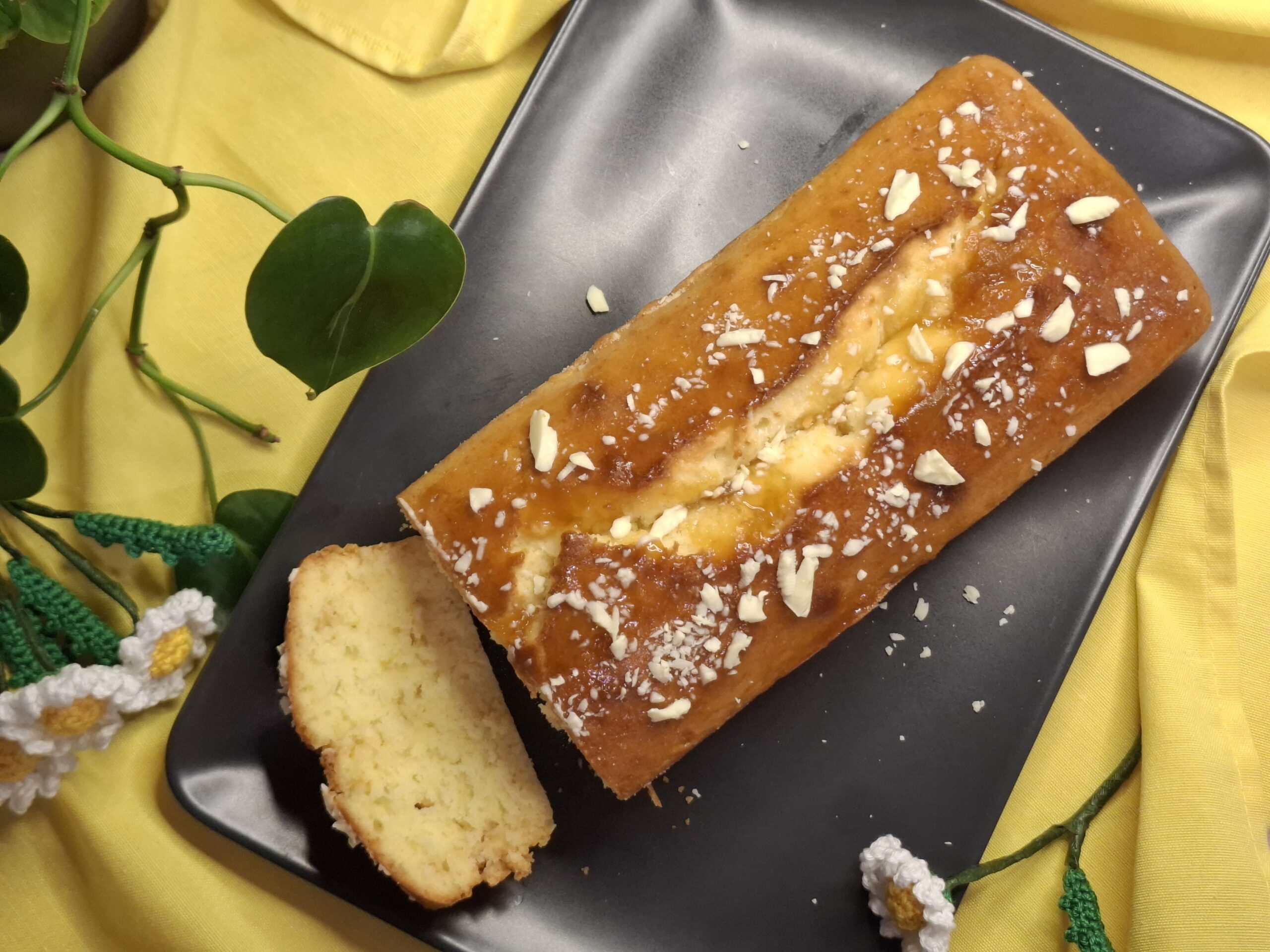 Plumcake limone e cioccolato bianco