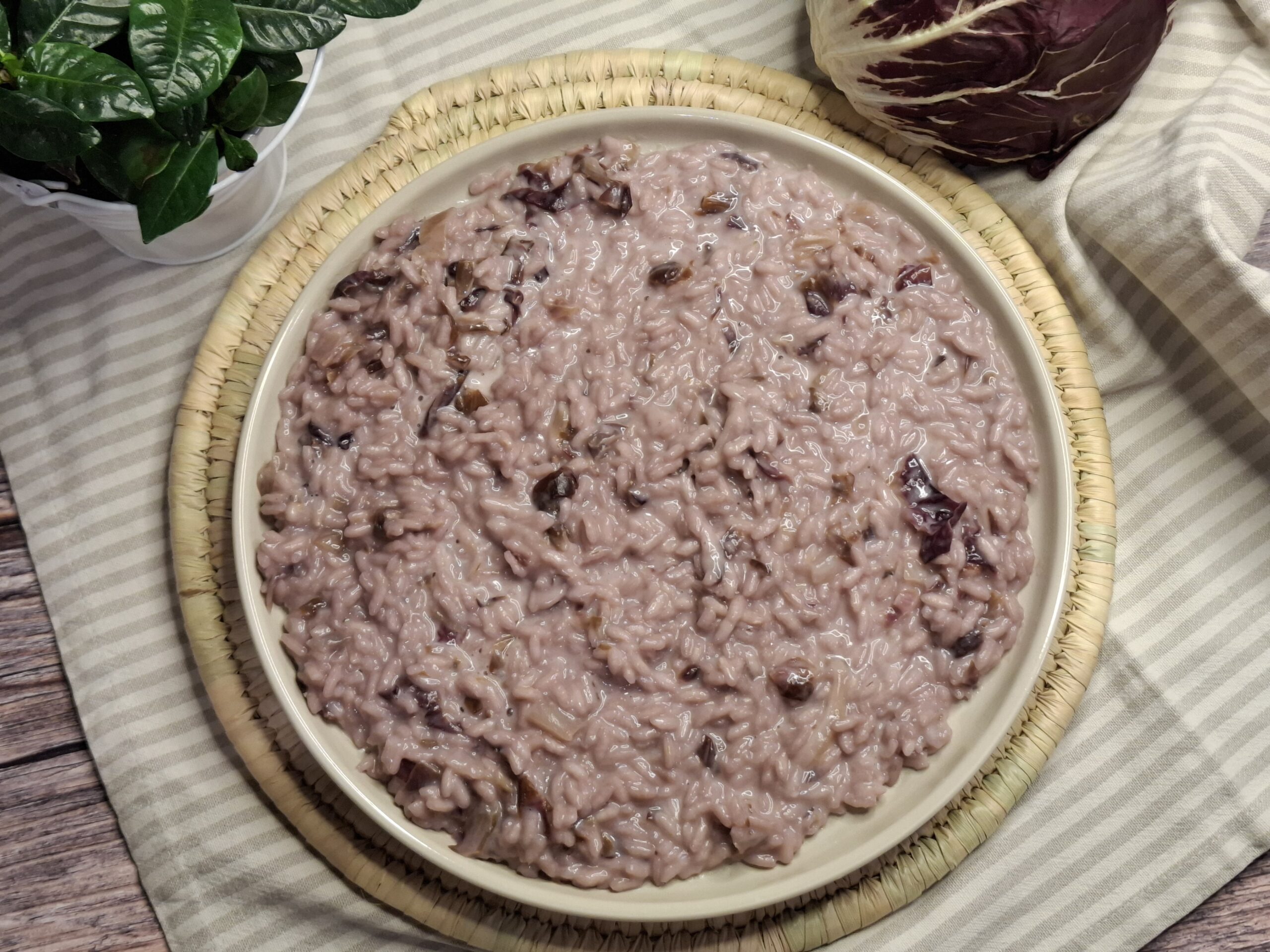 Risotto radicchio e taleggio