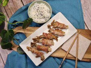 Enoki Beef Rolls