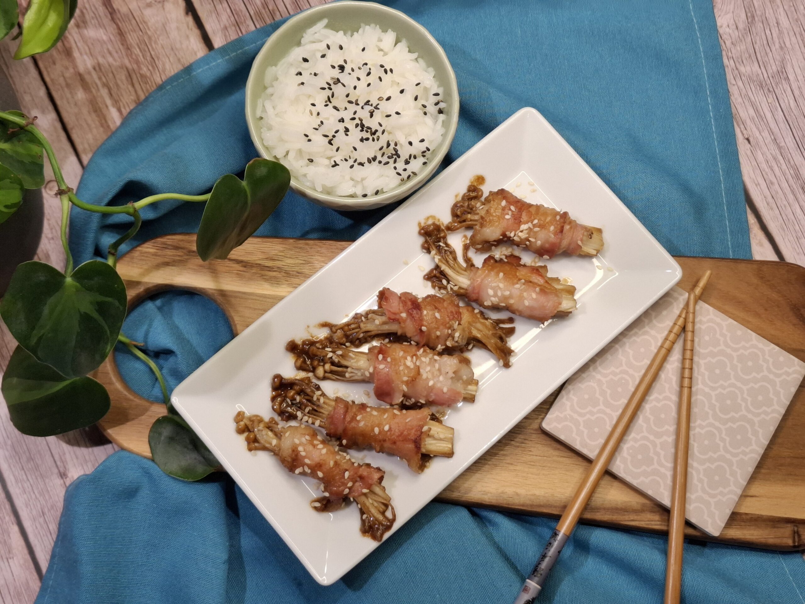 Enoki Beef Rolls