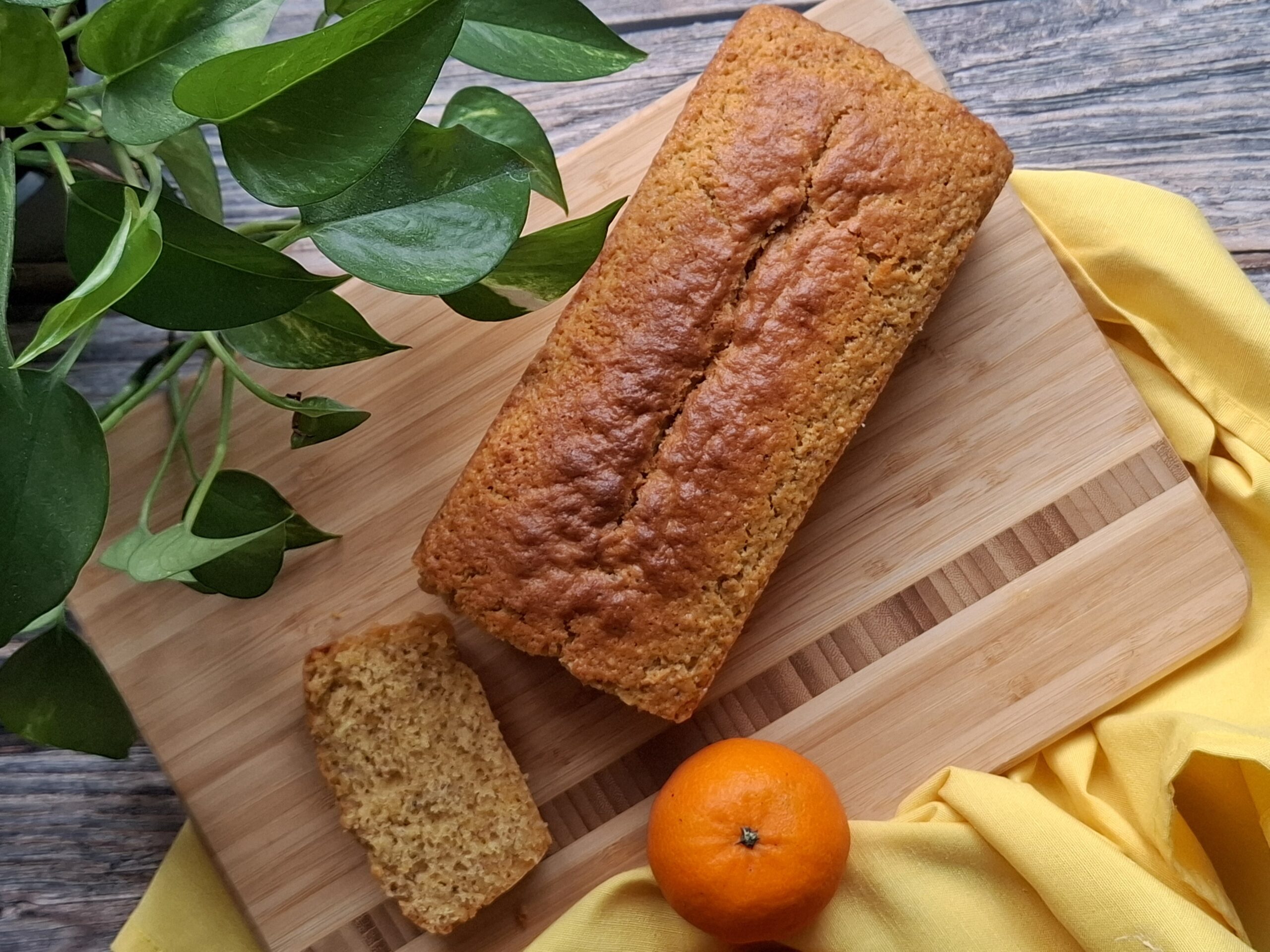 Plumcake mandarino e nocciole