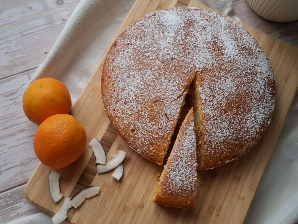 Torta mandarino e cocco